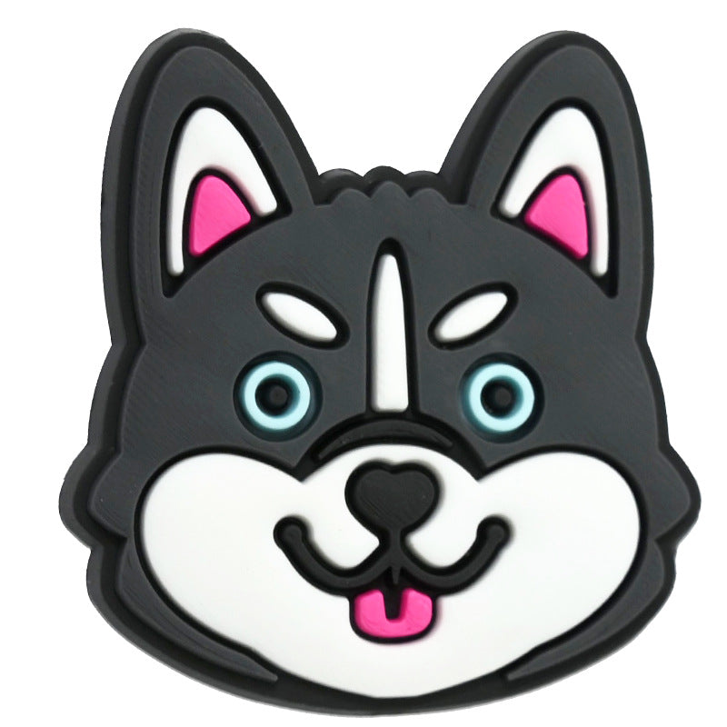 Cartoon Pet Dog Series Silicone Focal Beads