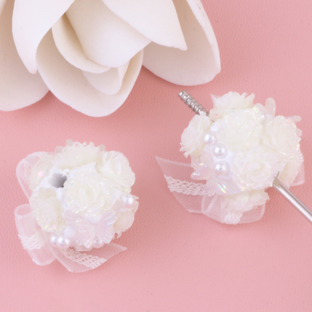 Butterfly Pearl Rose Bow Flower Ball