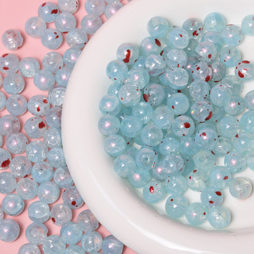 10mm Jade Fragment Glass Beads