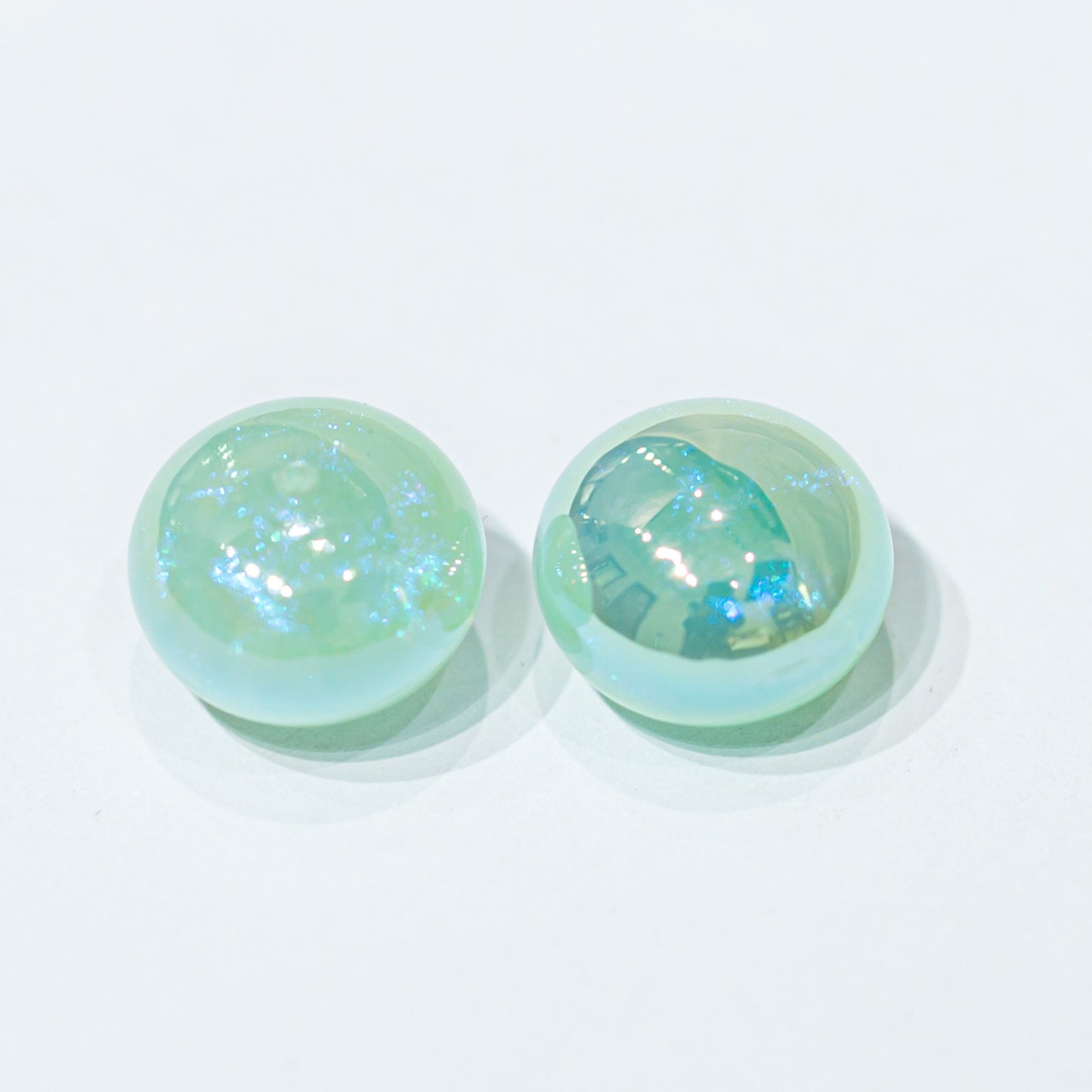 Mermaid Princess Earrings Bead Accessories Single Hole Bun Beads