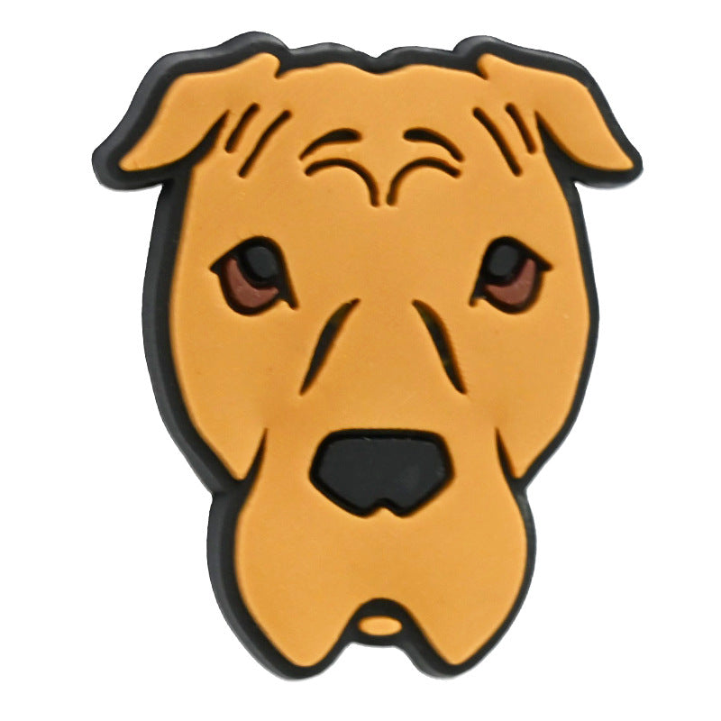 Cartoon Pet Dog Series Silicone Focal Beads