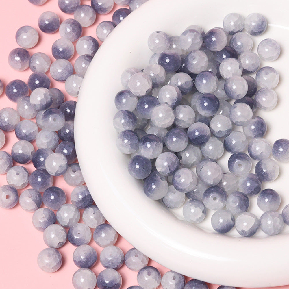 10mm Jade Fragment Glass Beads