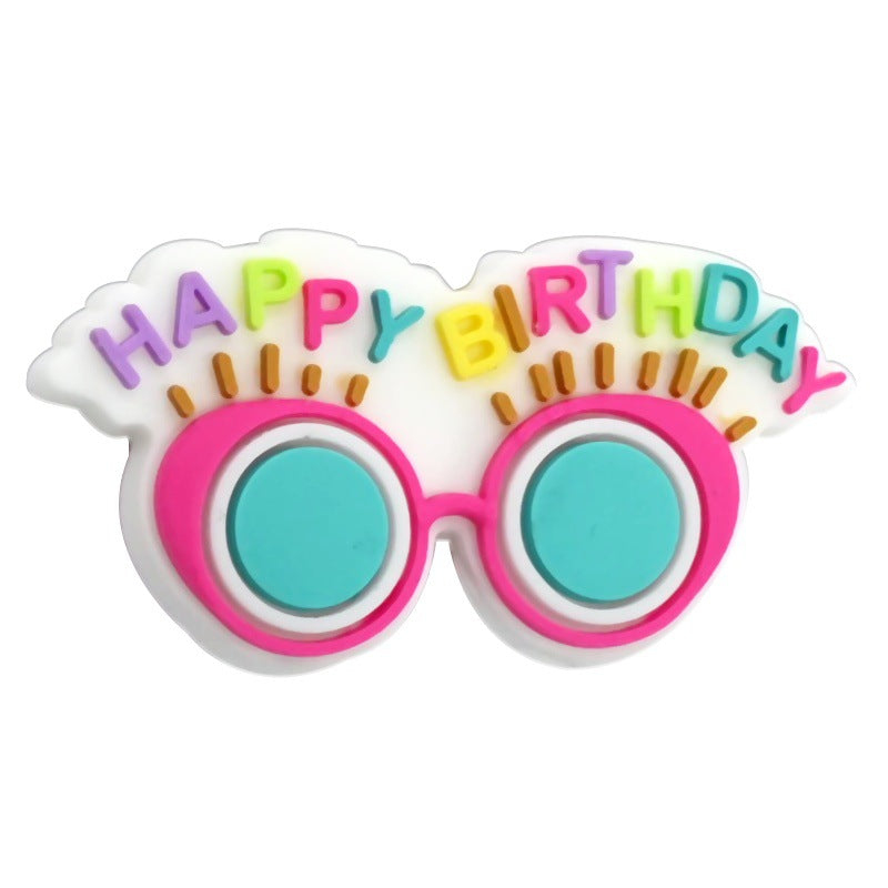 Birthday Party Decoration Silicone Focus Beads