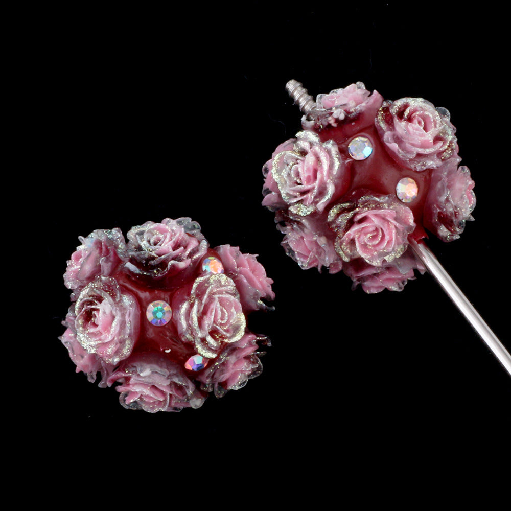Luminous Artificial Rose Ball