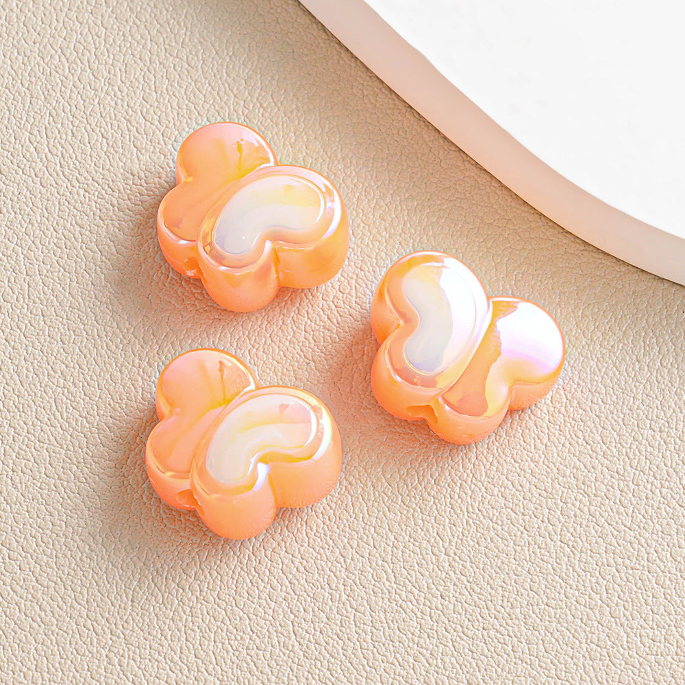 Cartoon Candy Color Butterfly Beads