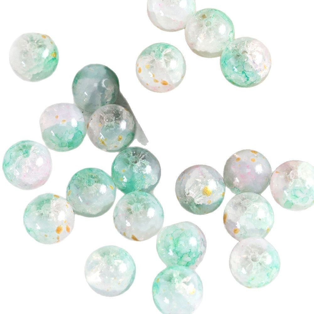New Chinese Ancient Style Colored Glaze glass beadable beads