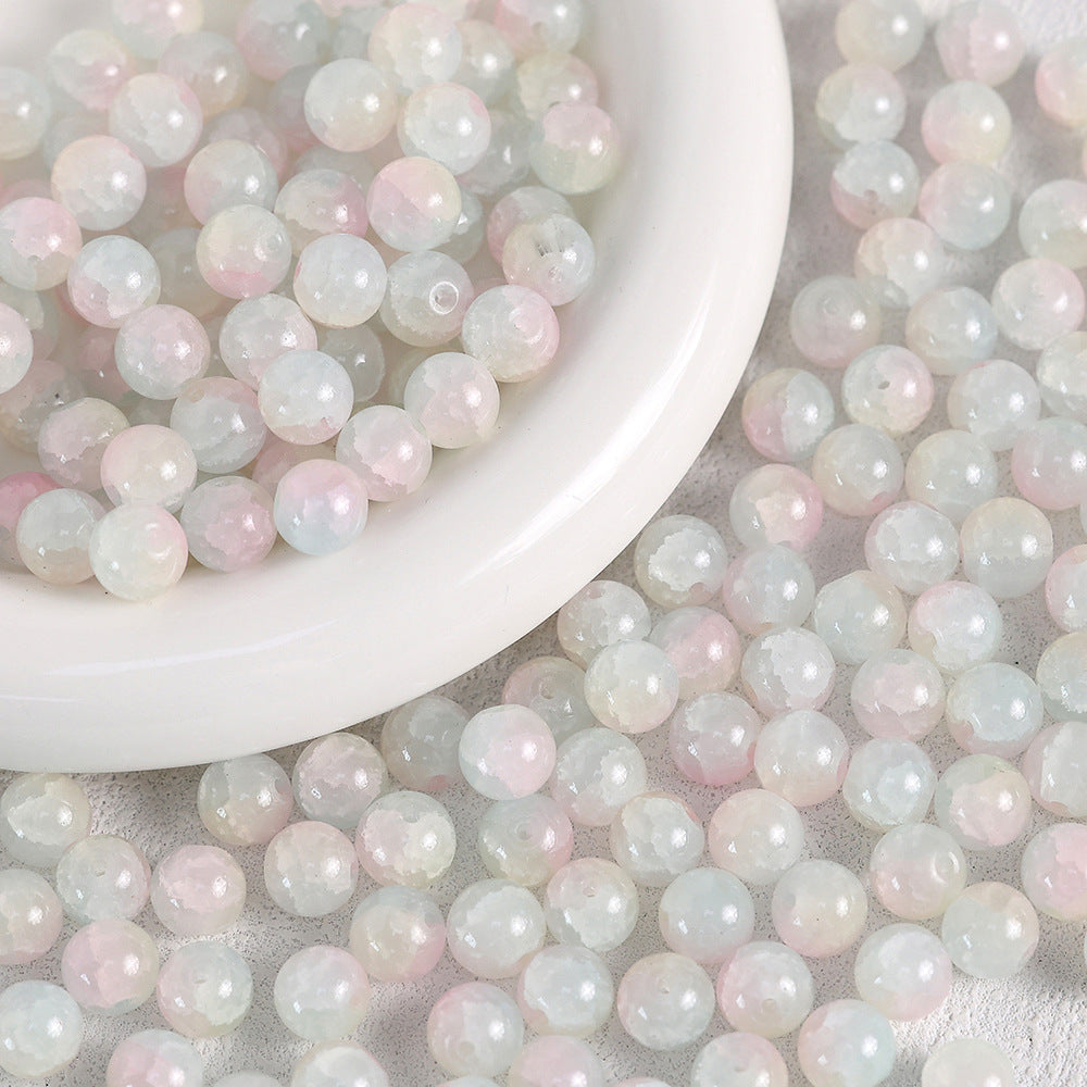 10mm Jade Fragment Glass Beads