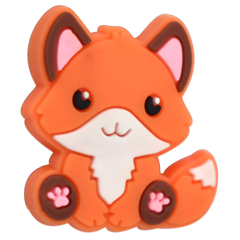 Cute Animal Series Silicone Focal Beads Silicone Focal Beads
