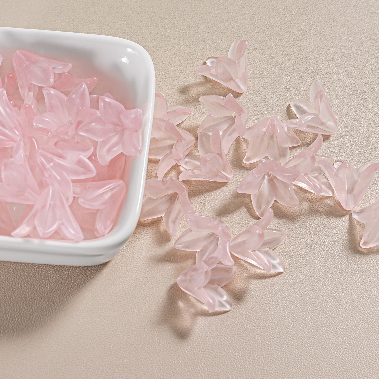 Acrylic Transparent Perfume Lily Flowers
