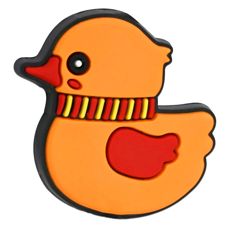 Cute Cartoon Duck Silicone Focus Beads
