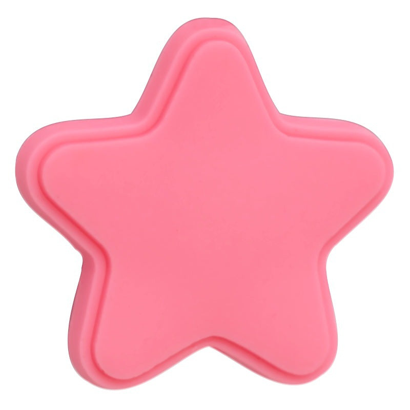 Cartoon Stars and Clouds Silicone Focus Beads