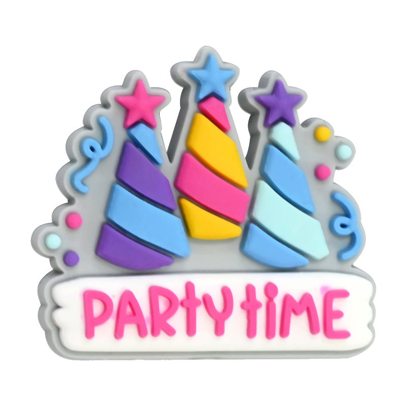 Birthday Party Decoration Silicone Focus Beads