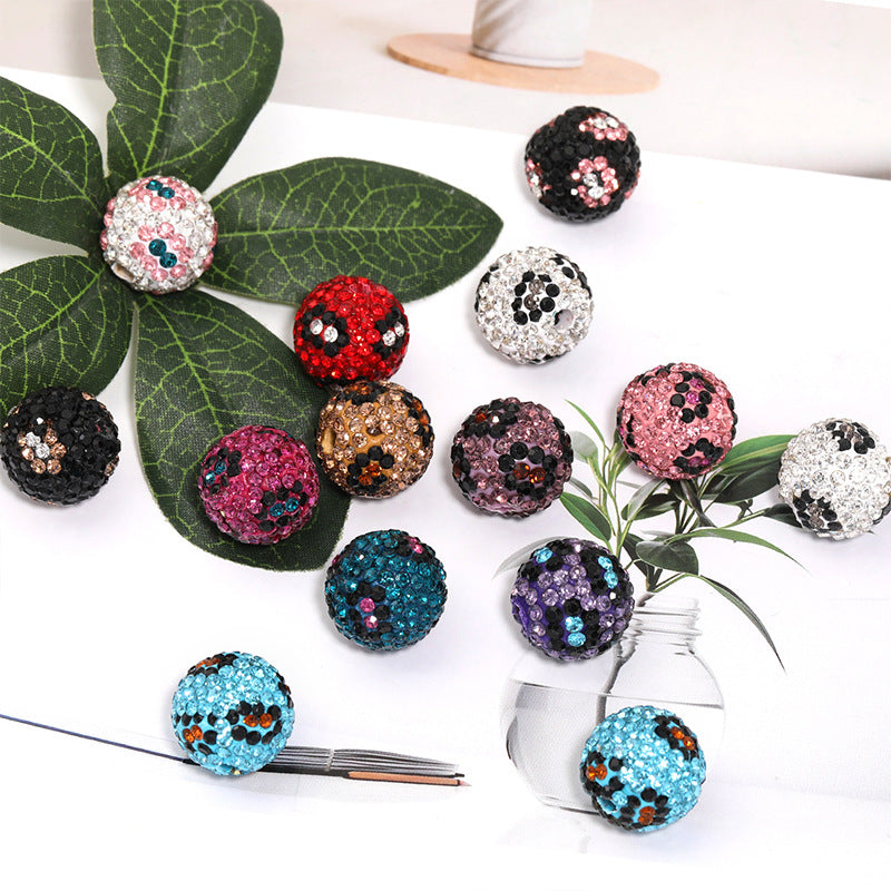 16MM Full Drill Heavy Craft Beads Large Hole Drill Ball Soft Clay Straight Hole Beads