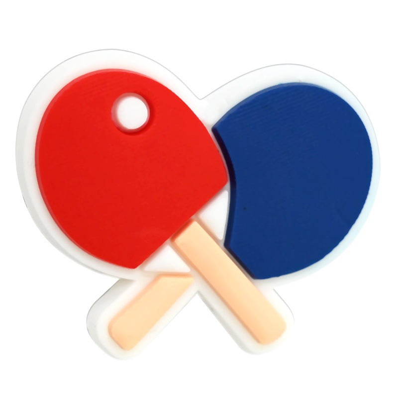 Cartoon Sports Series Silicone Focus Beads