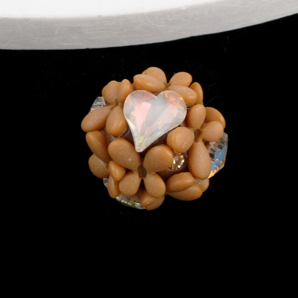 Zircon Butterfly Flower Cluster Ball Diamond Ball