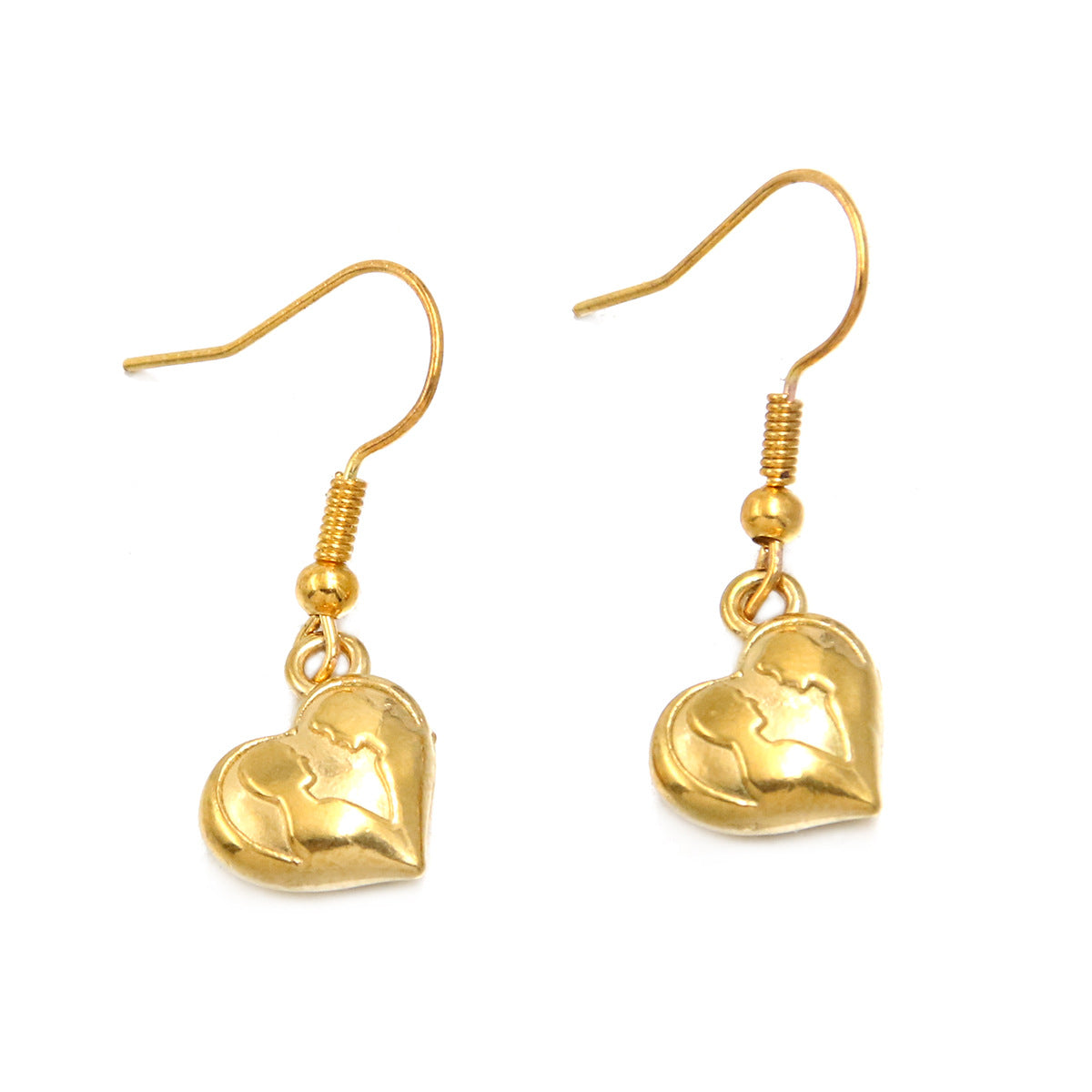 4 Styles 2 Colors Stainless Steel Gold Vacuum Plating Charm Bowknot Hat Heart Pendant