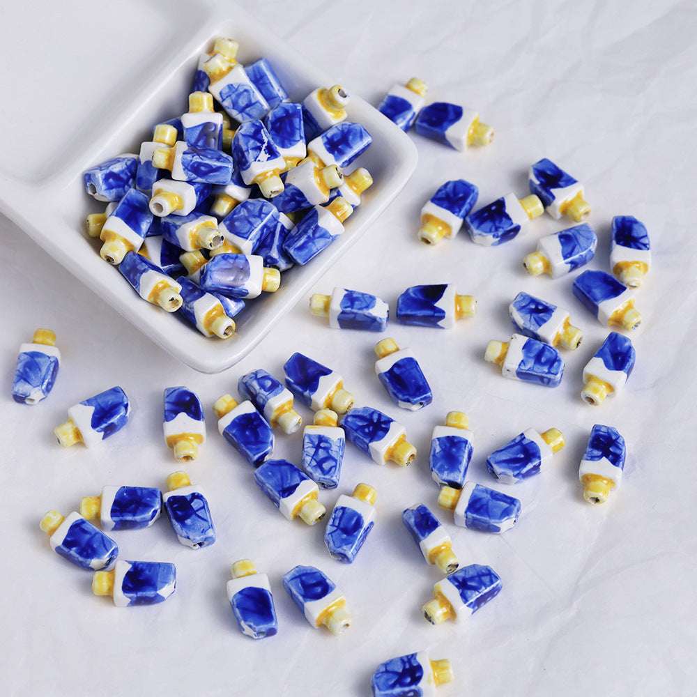 Ceramic Hand Painted Ice Cream Ceramic Beads