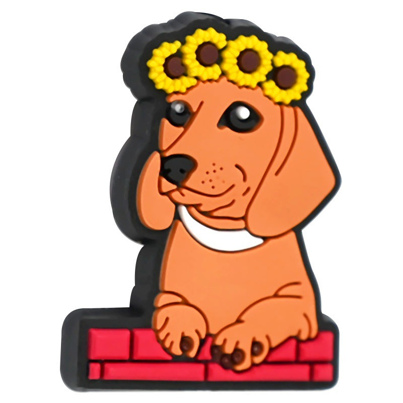 Dog Shape Silicone Focus Beads
