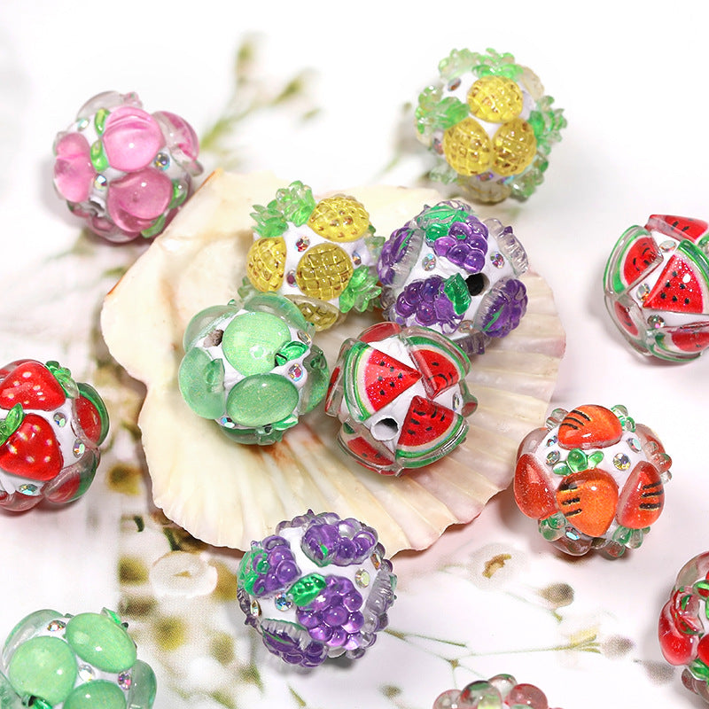 Fruit Beaded Fashion Heavy Craft Beads