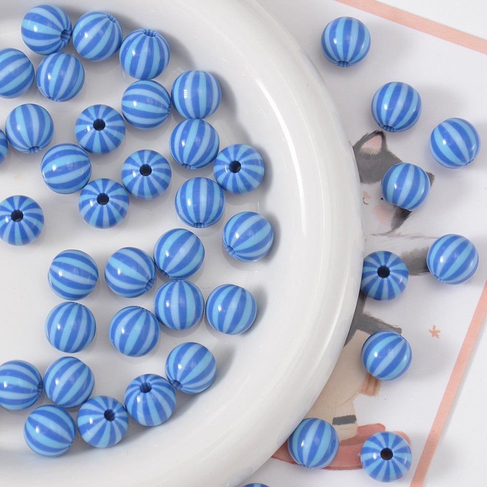 12mm acrylic beadable beads