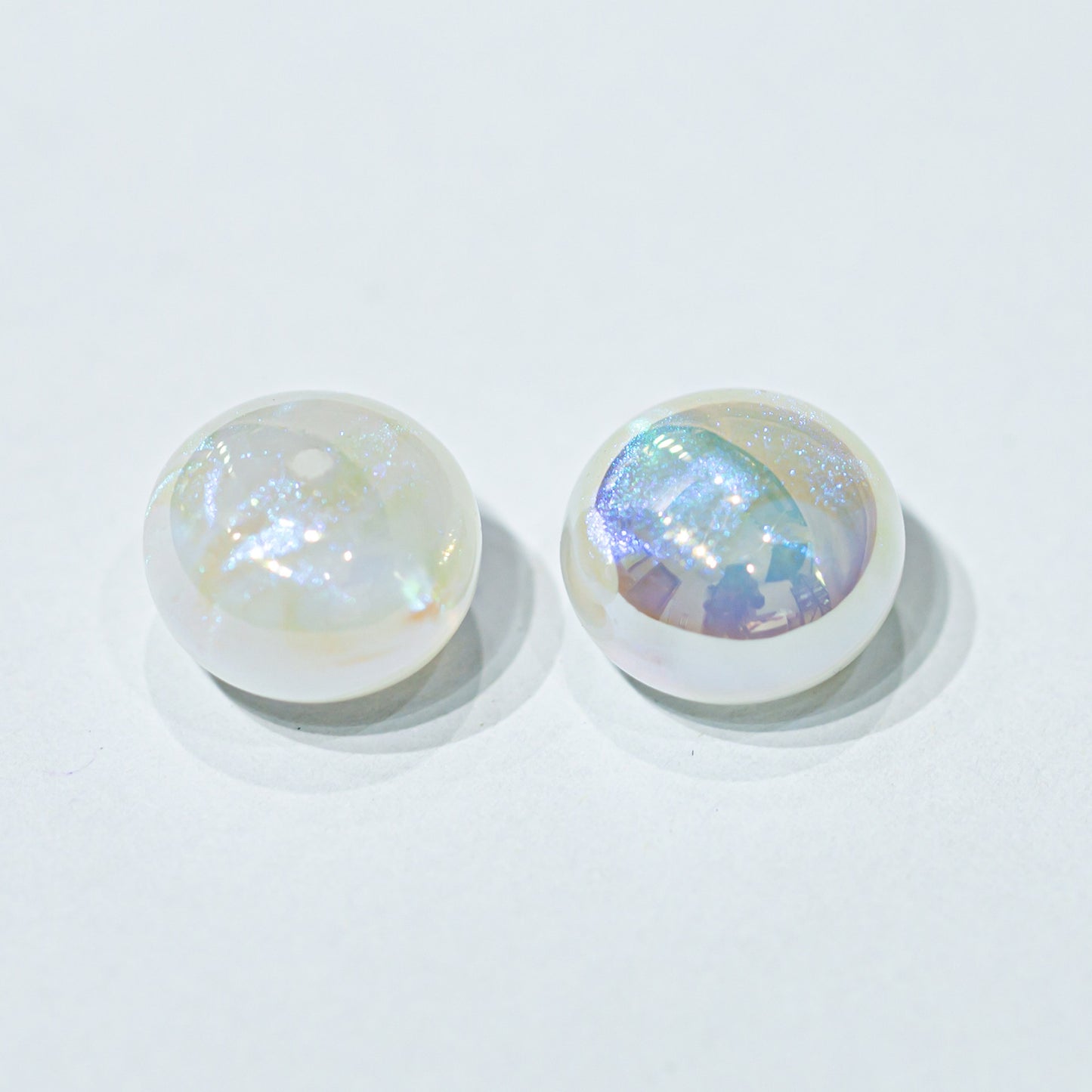 Mermaid Princess Earrings Bead Accessories Single Hole Bun Beads