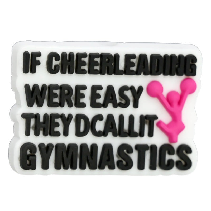 Cheerleading Series Silicone Focus Beads