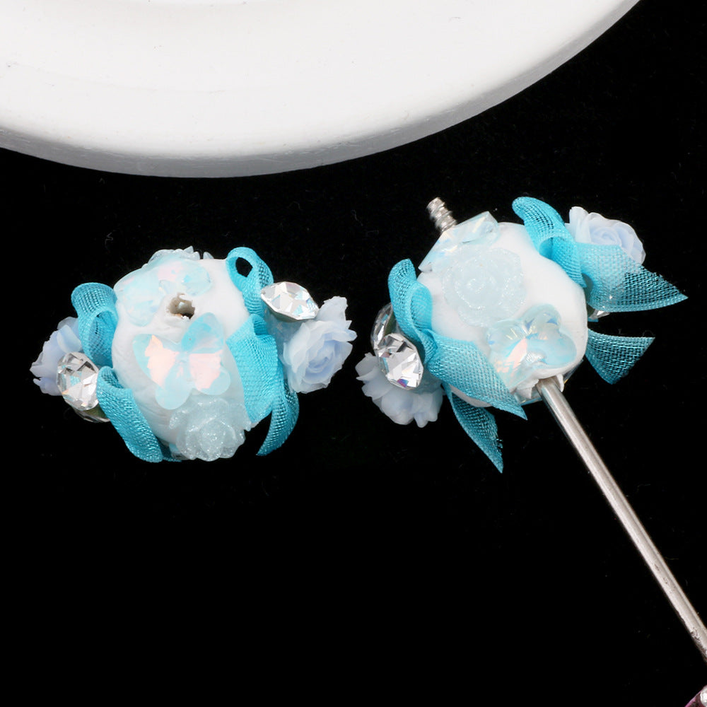 Handmade Cute Ice Cream Rose Flower