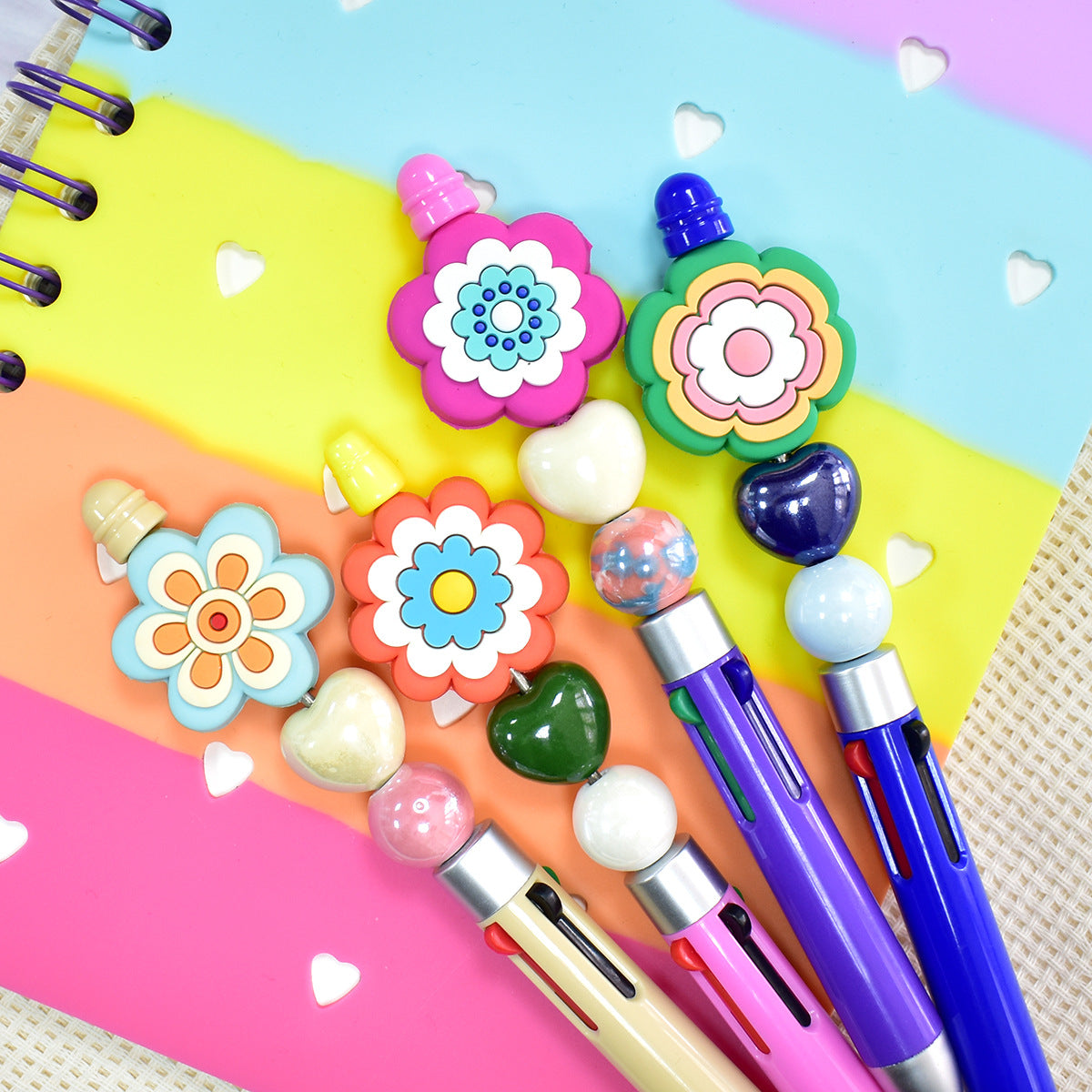 High-Value Flower Series Silicone Focus Beads