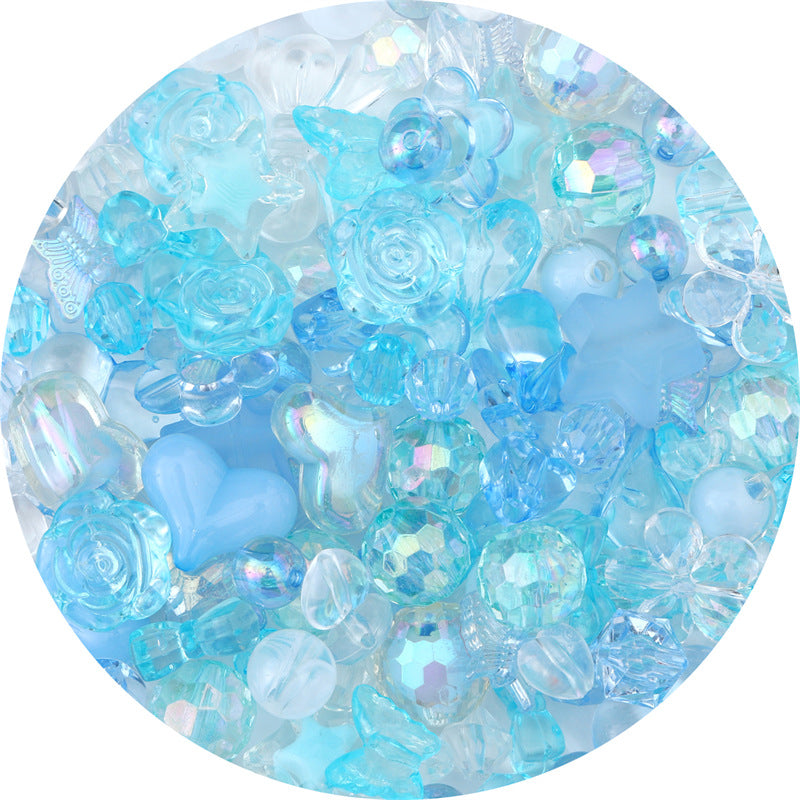 Multi-color Mixed Baroque Style Acrylic Beads