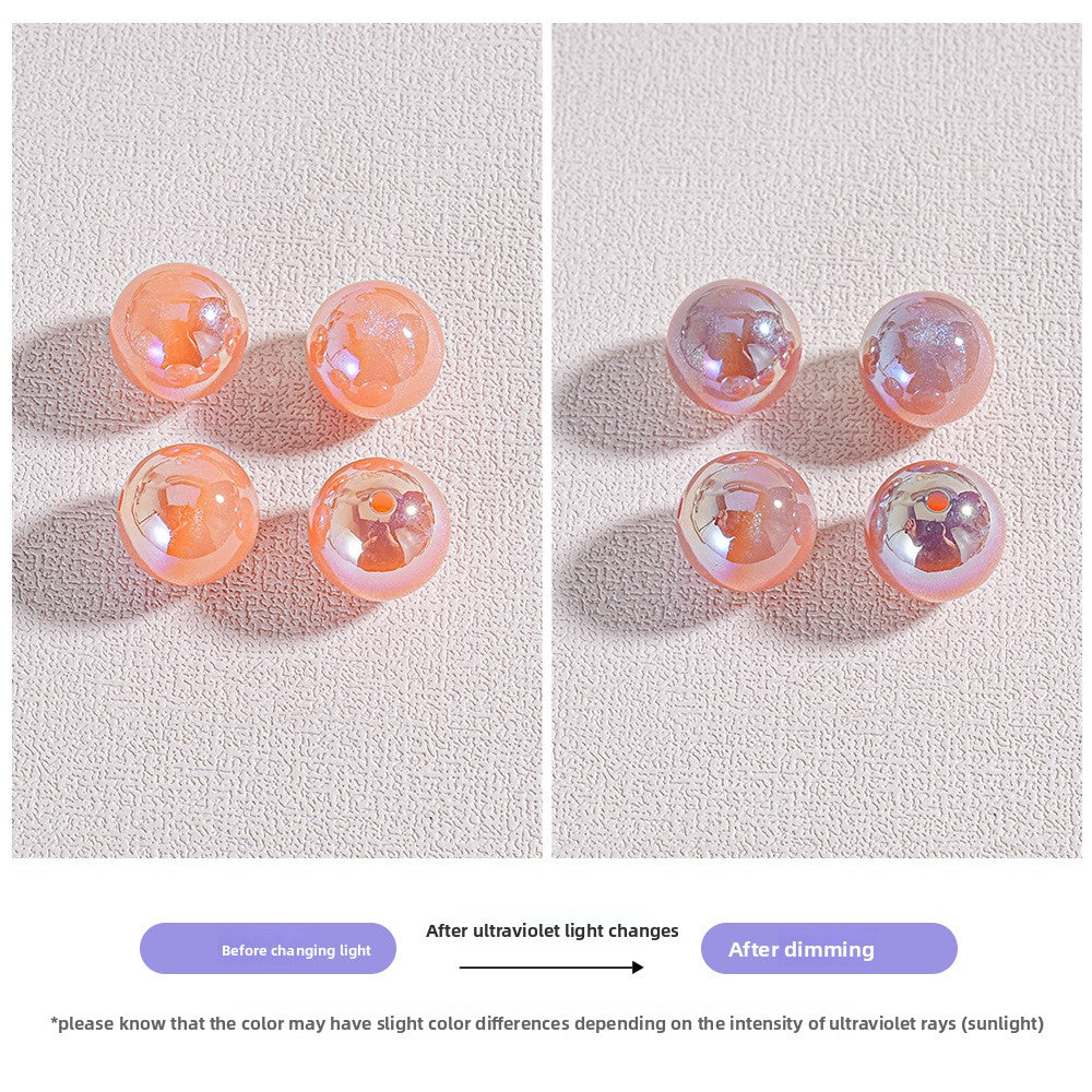 1.5mm Straight Hole Round Beads 16mm Phone Chain Bracelet Bangle Round diy Material