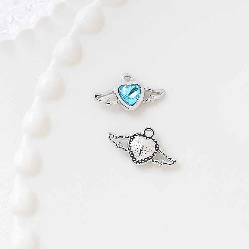 1 pc Sweet Cool Style Bowknot Gold Zircon Pendant