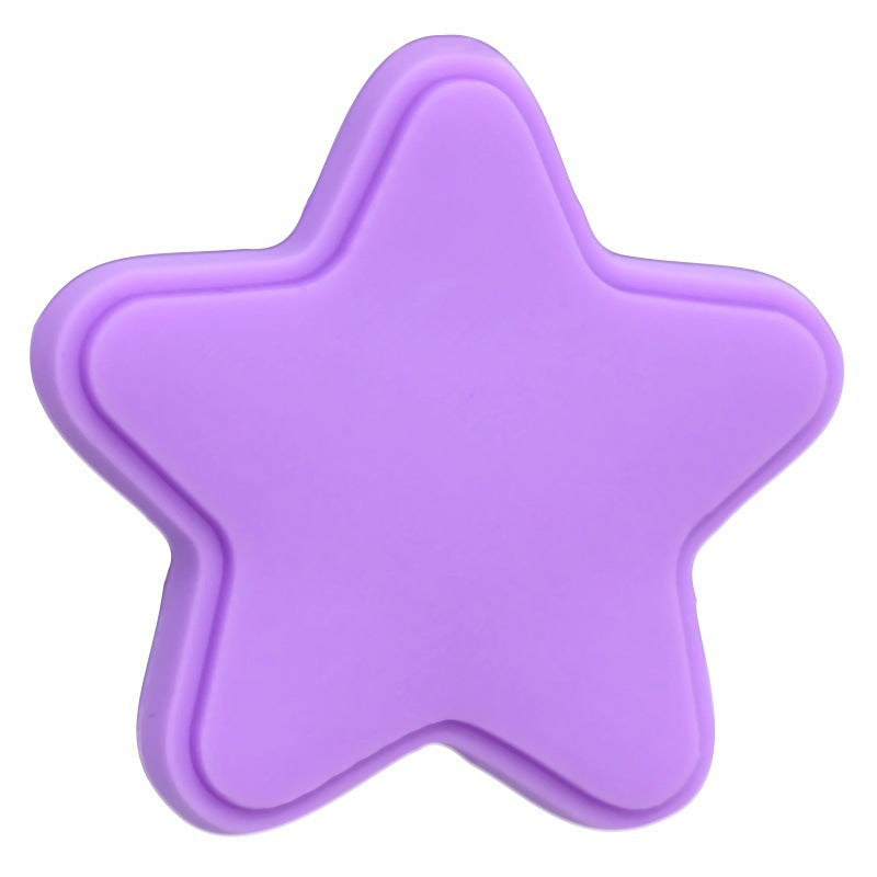 Cartoon Stars and Clouds Silicone Focus Beads