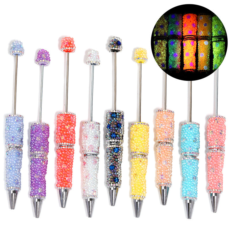 Luminous Full Diamond Beaded Pen