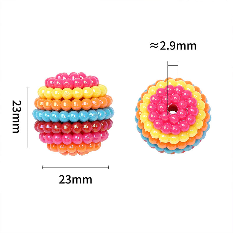 Colorful Round Beads Acrylic beads