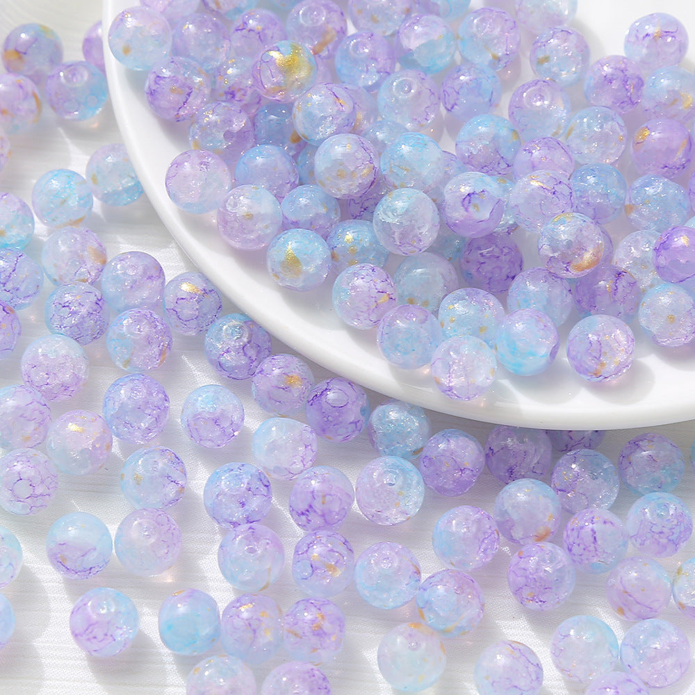 10mm Jade Fragment Glass Beads