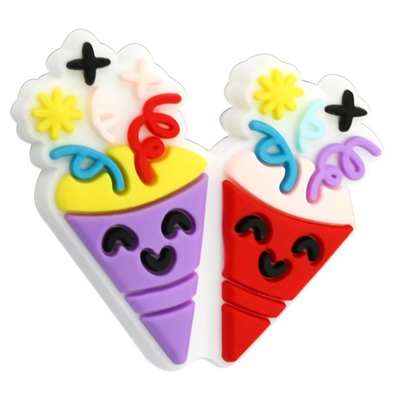 Birthday Party Decoration Silicone Focus Beads