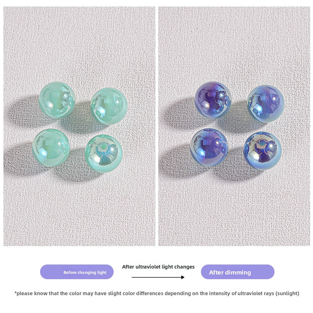 1.5mm Straight Hole Round Beads 16mm Phone Chain Bracelet Bangle Round diy Material