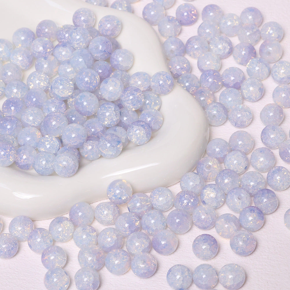 10mm Crackle Beads Jade Glass Beads