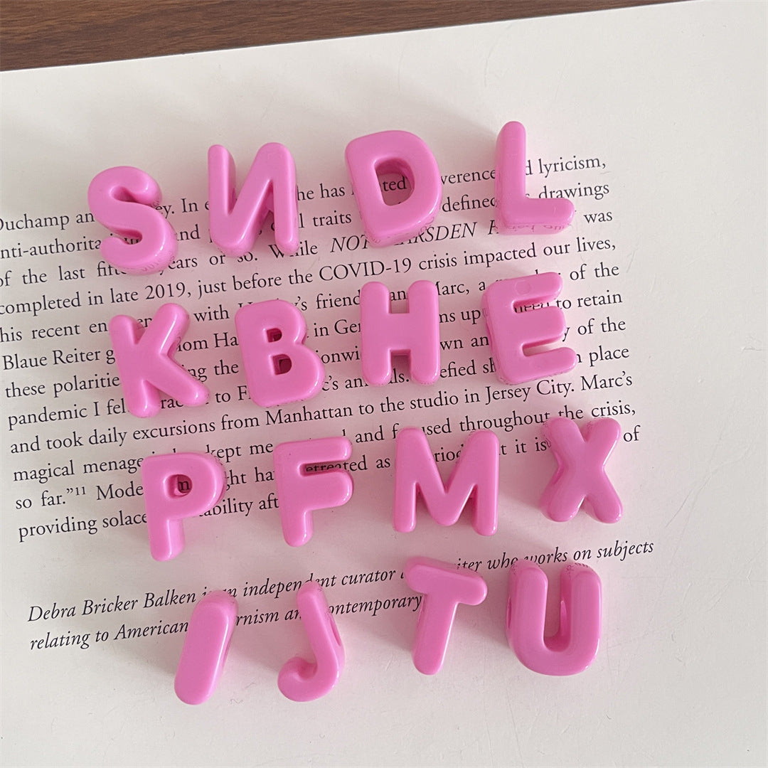 Large Acrylic Letter Beads