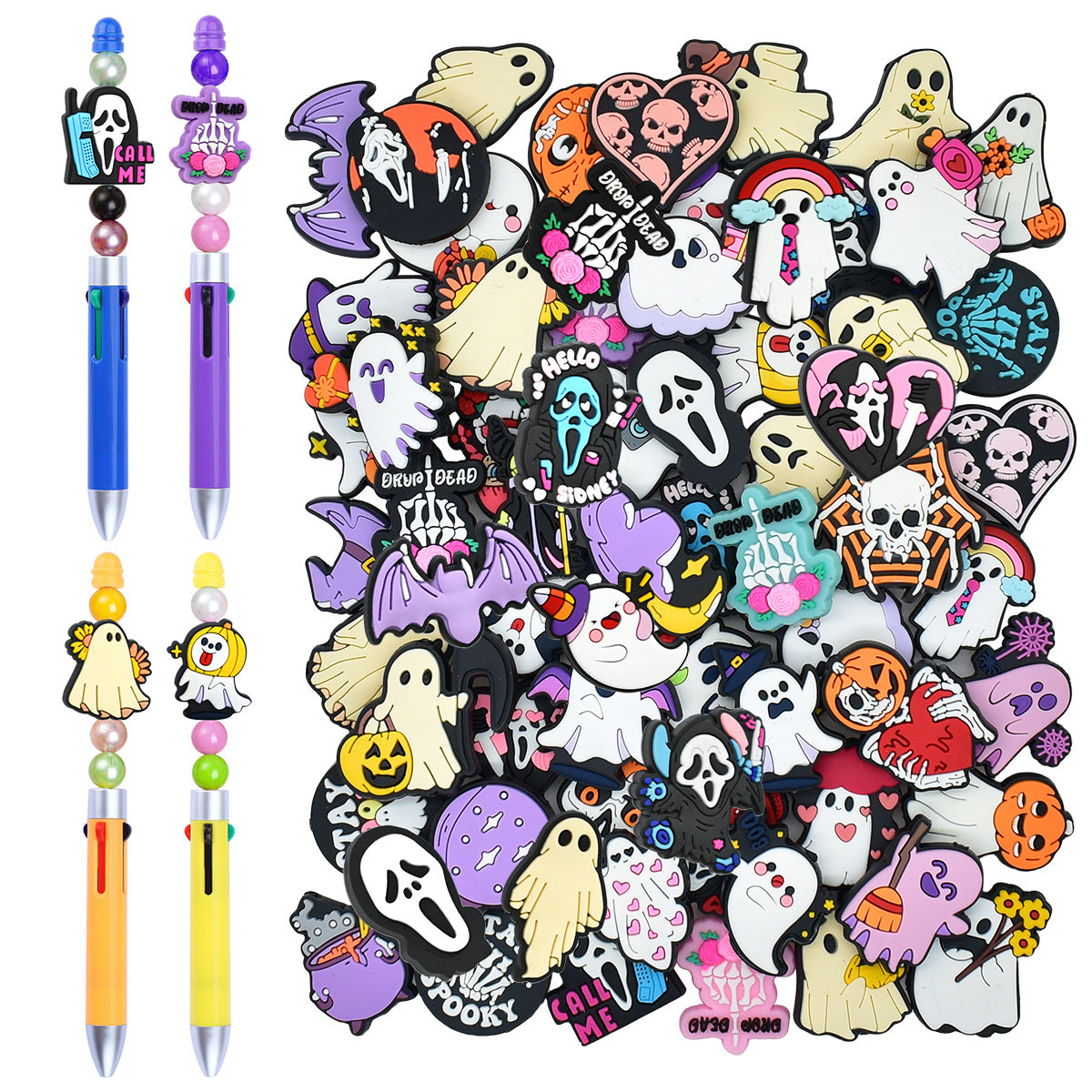 Halloween Series Silicone Focal Beads Silicone Focal Beads