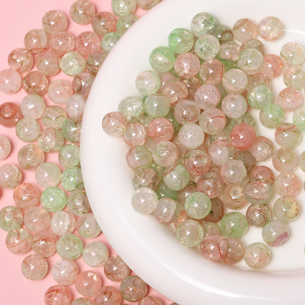 10mm Jade Fragment Glass Beads