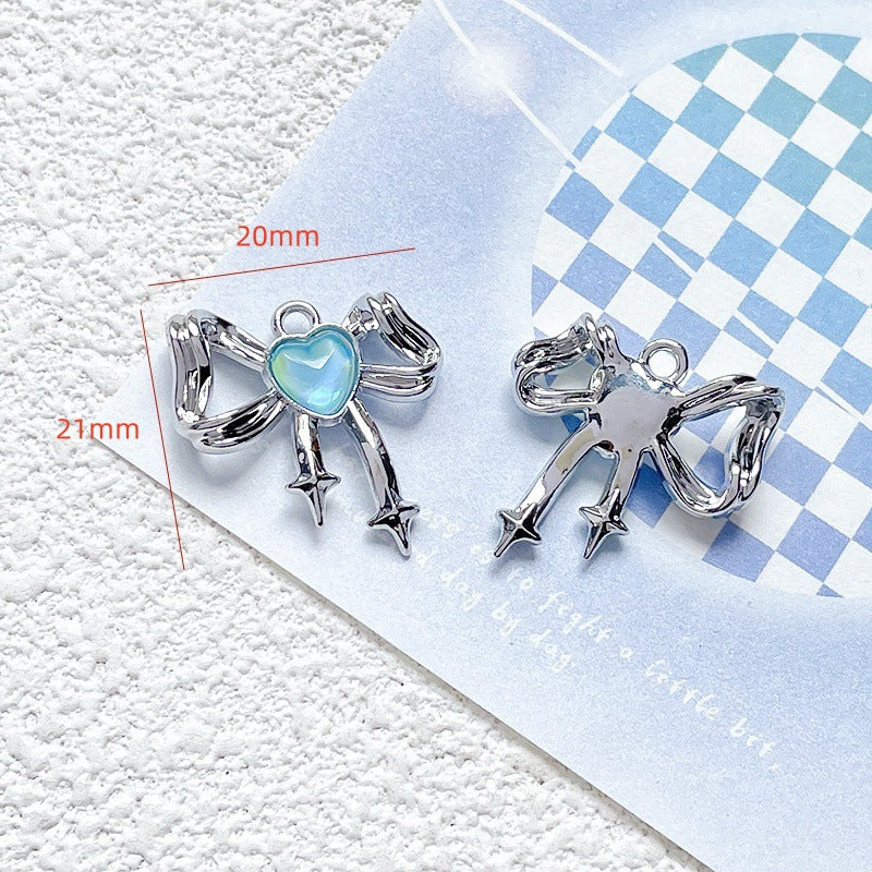 1 pc Alloy Heart Butterfly Cloud Moon Pendant