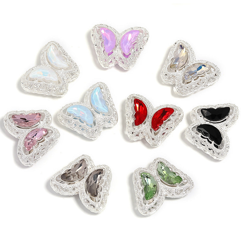 Alloy Hollow Butterfly Through-Hole Drill Ball