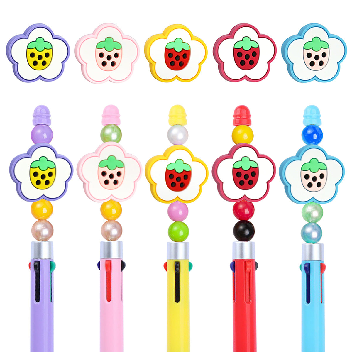 Cute Cartoon Silicone Focus Beads
