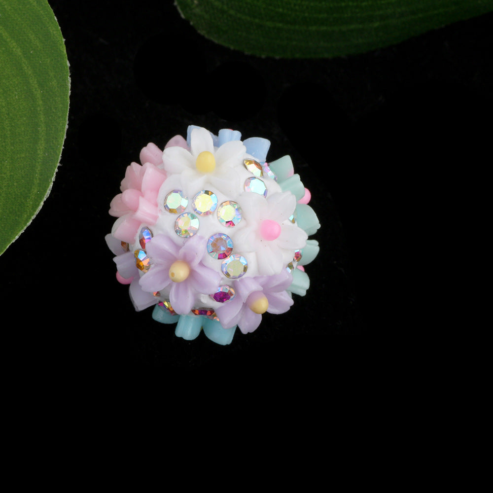 Colorful Flower Cluster Ball Drill Ball
