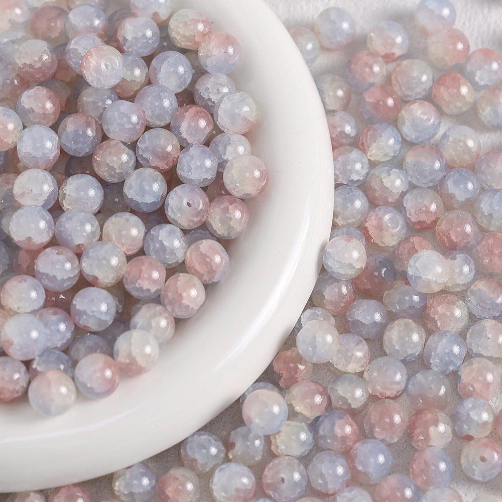 10mm Jade Fragment Glass Beads