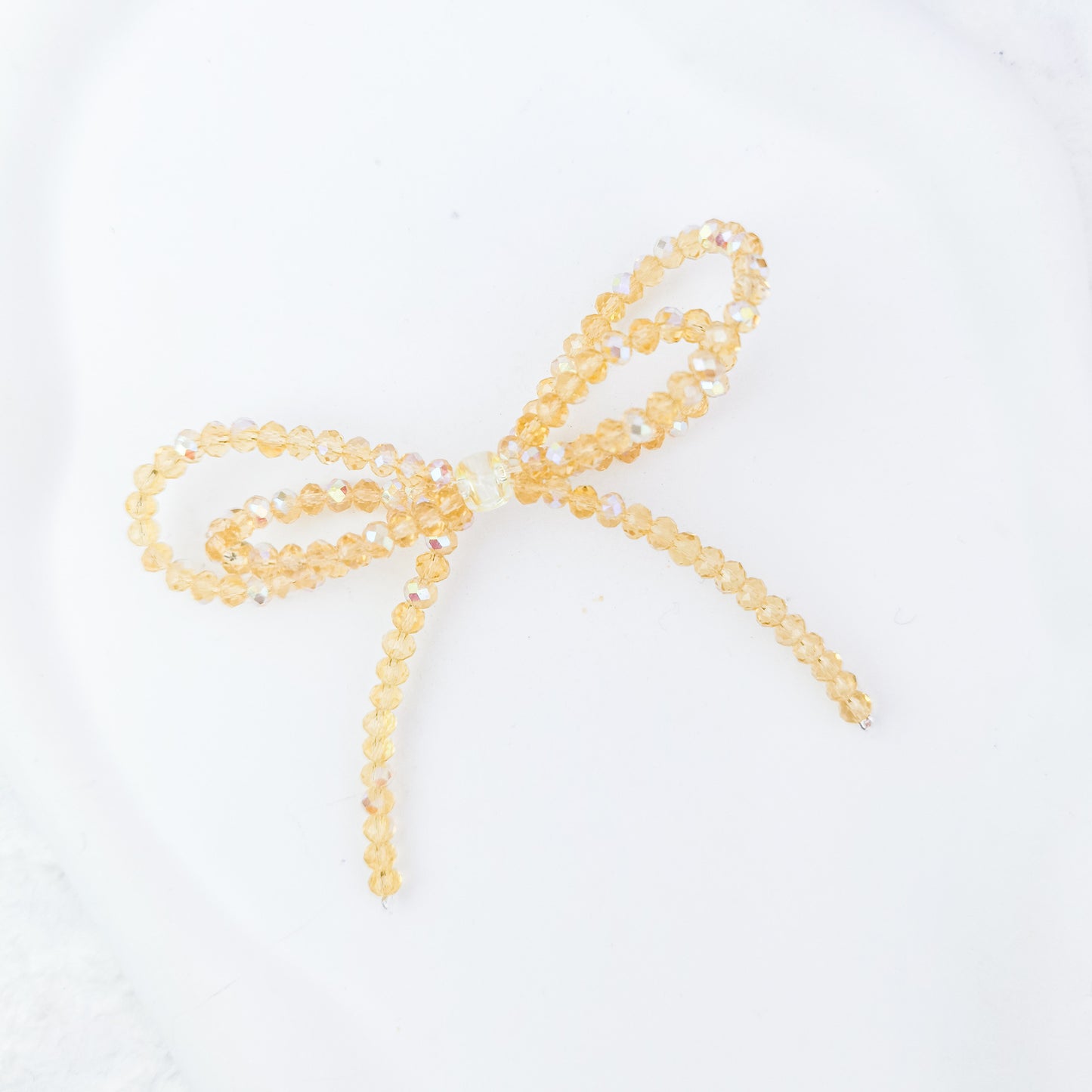 Bling Gorgeous Double-Layer Crystal Pen-Through Bowknot