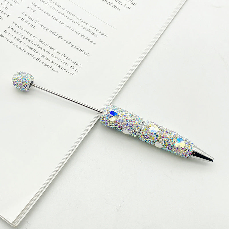 Heart-shaped Full Diamond Beaded Pen
