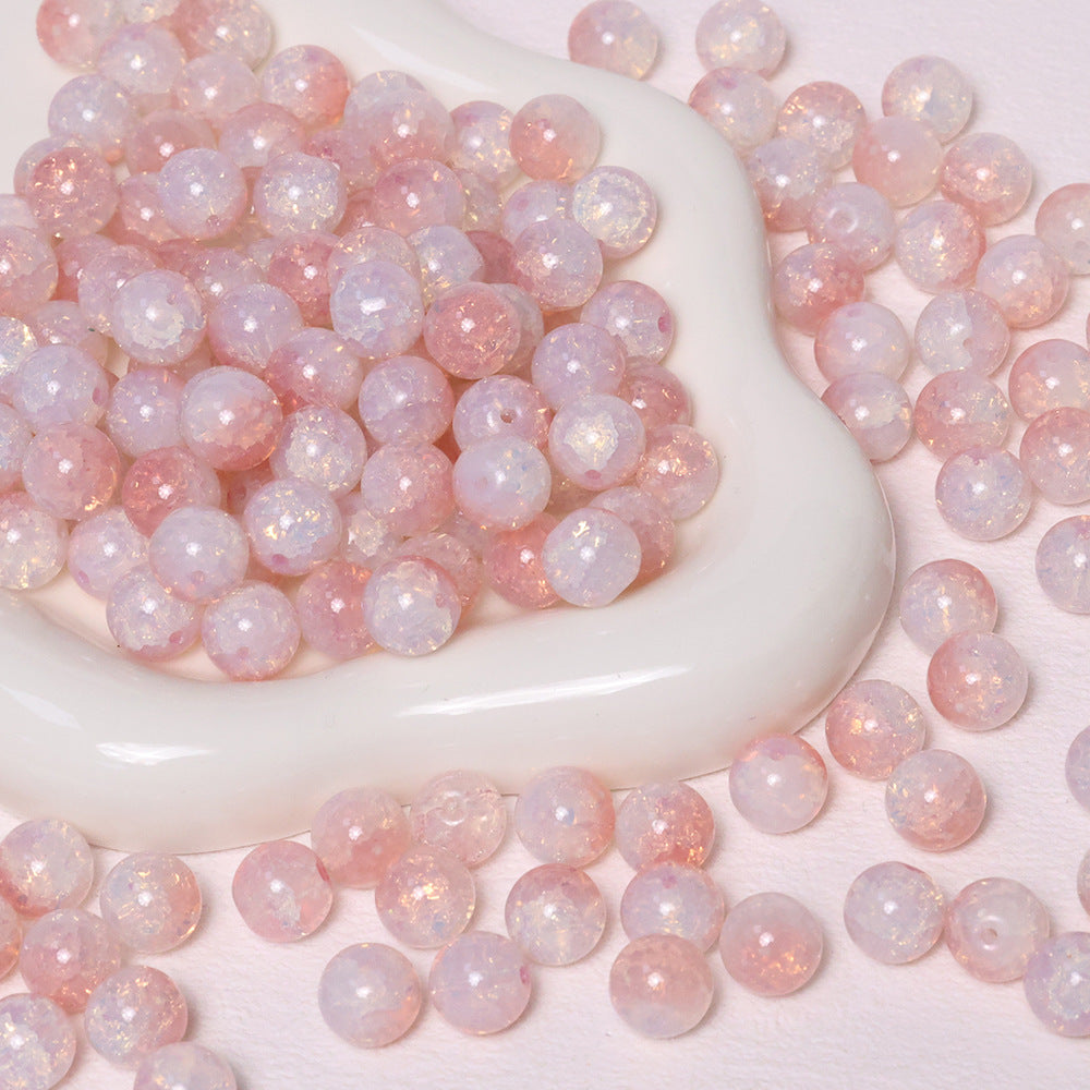 10mm Crackle Beads Jade Glass Beads