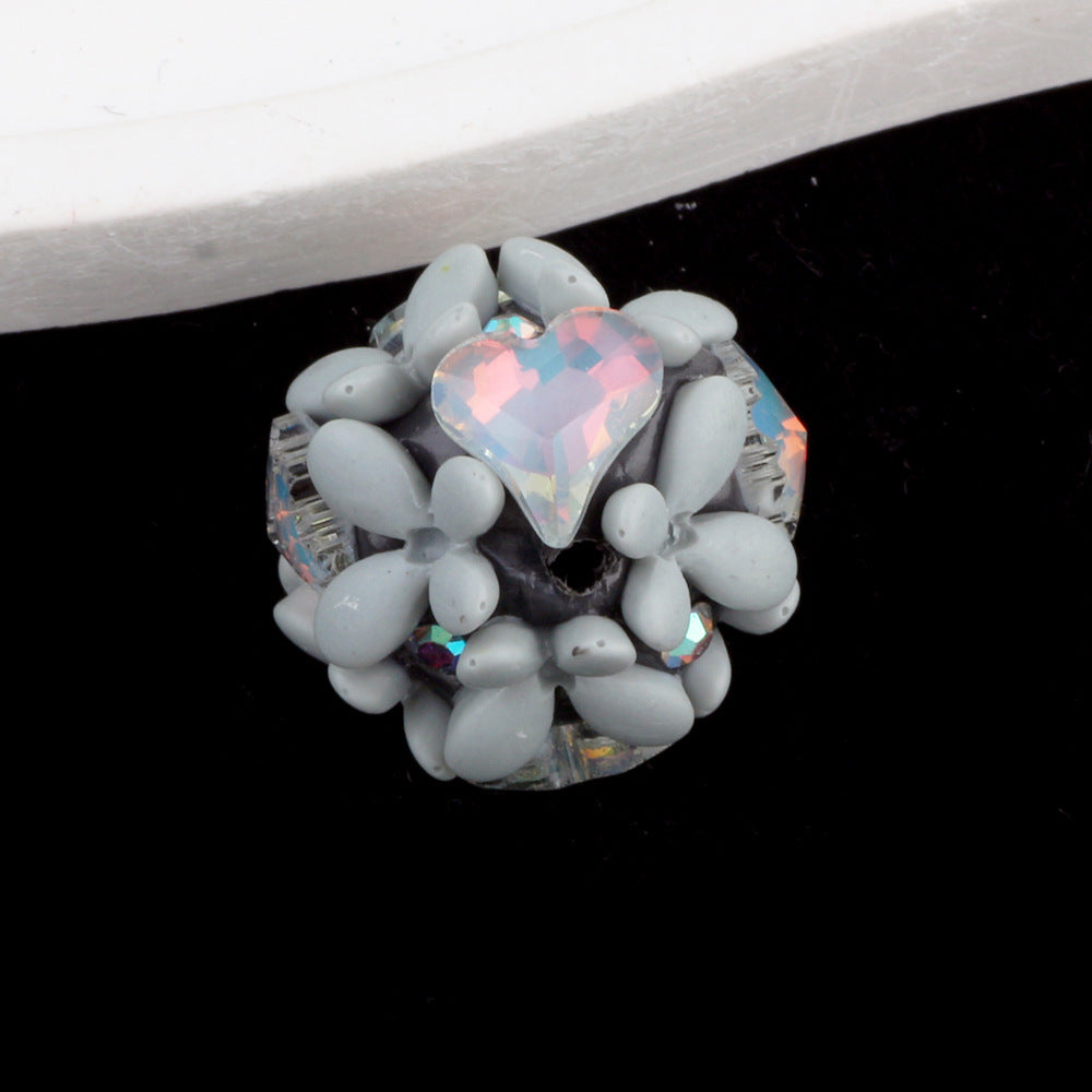 Zircon Butterfly Flower Cluster Ball Diamond Ball